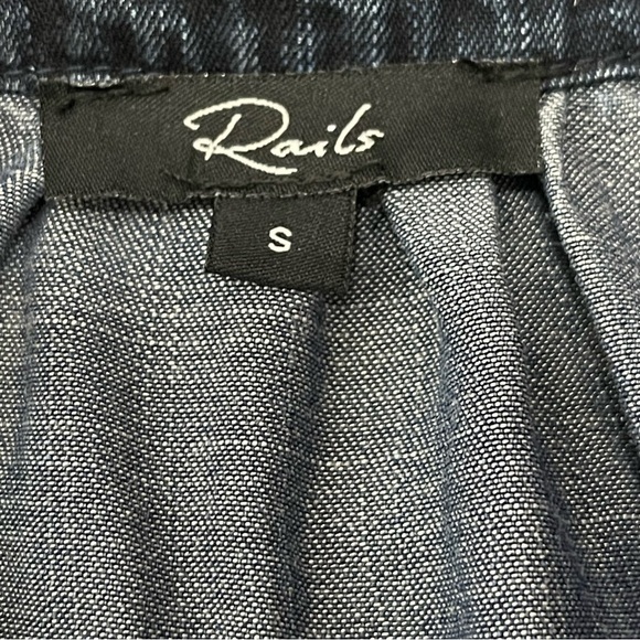 Rails Shawna Denim Dress In Dark Vintage Size Small - Picture 11 of 13
